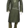 Party Wear Dark Olive Green Color Ethnic Men’s Wear Kurta Pajama Set -0