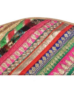 Multicolor Antique Old Zari Patchwork Banjara Ladies Clutch Bag -2403