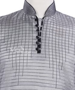 Posh Grey Formal Fashionable Kurta Pyjama Set for Men-2524
