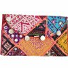 Vibrant Colorful Pakistani Style Vintage Mirrors Clutch Bag for Women-0
