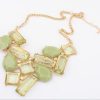 Posh Pastel Green Stones and Beads Studded Designer Necklace for Ladies-0