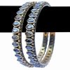Shop Online BeautifulWedding Bangles in Blue Designer Pattern-0