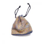 Designer Gray Indian Potli Bags With Stitched Work From India-0
