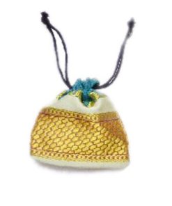 Buy Online Designer Yellow Handmade Potli Bags for Weddings-0