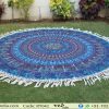Blue Hippie Mandala Tapestry