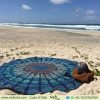 Blue Roundie Mandala Tapestry