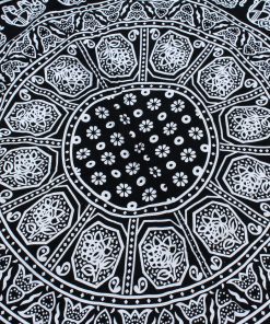 Black and White Indian Tapestry