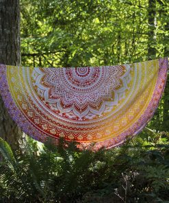 Red and Yellow Roundie Picnic Sheet