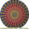 Multicolored Round Tapestry Wall Hanging