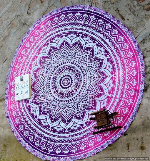 Pink & Purple Hippie Table Cloth