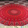 Red Indian Peacock Mandala Tapestry