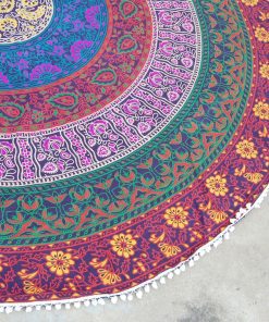 Round Hippie Boho Table Cover