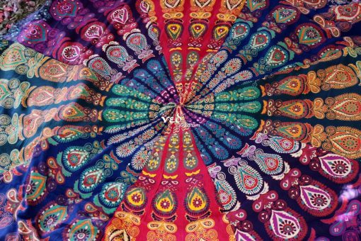 Round Hippie Tapestry Beach Blanket