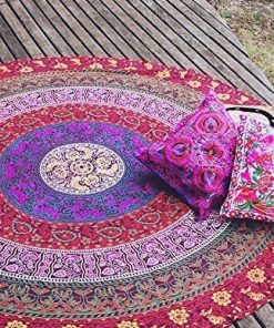 Mandala Yoga Mat in Purple and Pink