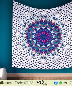 Colorful Ombre Mandala Tapestry