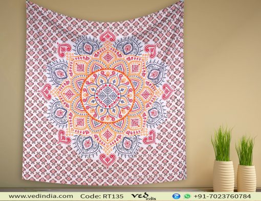Ombre Mandala Tapestry Wall Bedding