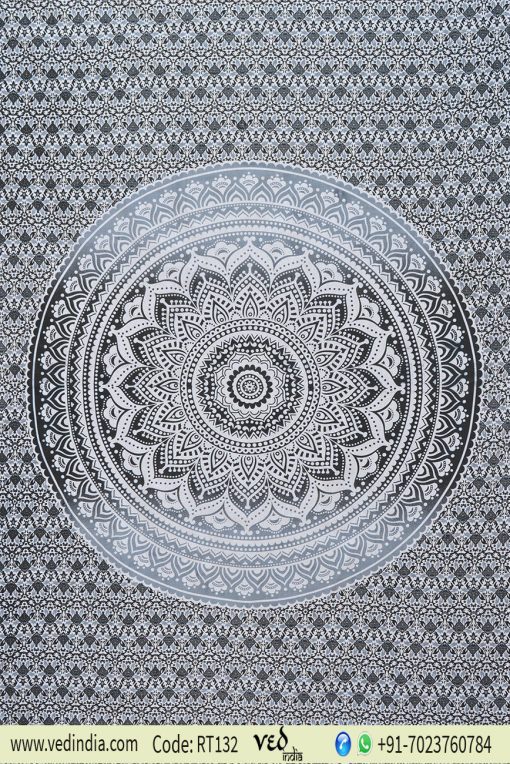 Ombre Hippie Mandala Bohemian Tapestry