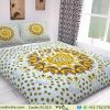 Cheap Mandala Bed Comforter Set King Size With Leaf Pattern-0