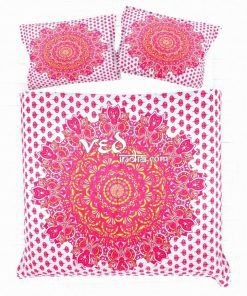 Floral Medallion Comforter Bedding Collection Hot Pink-3777