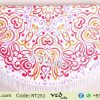 Floral Ombre Tassel Round Tapestry Beach Throw Table Cloth-0