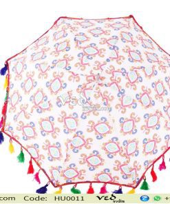 Hand Work Designer UV Travel Sun Parasol Umbrella-0