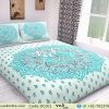 Mandala Duvet Cover Set Twin Size With Ombre Print-0