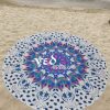 Mandala Round Tapestry Boho Hippie Beach Throw-0