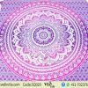 Cheap Hippie Wall Hanging Tapestry Bed Throw Pink Purple Ombre -0